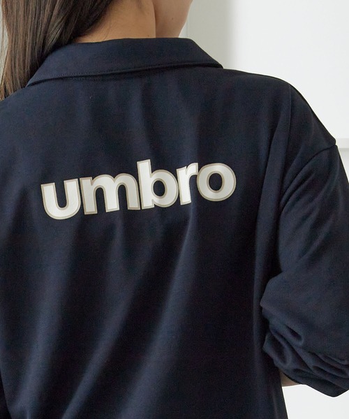UMBRO(アンブロ)の「UMBRO・viola e viola別注/ハーフジップ裏毛スウェット(スウェット・レディース・ネイビー/オートミール・M/L/LL/3L)」の9枚目の写真