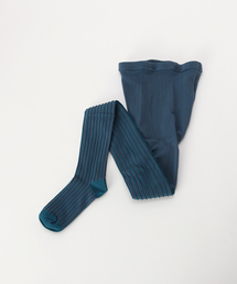 【MARCOMONDE/マルコモンド】リブカラータイツ