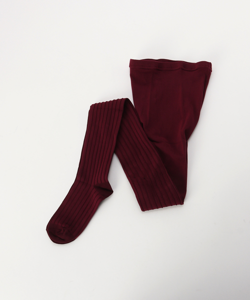 MARCOMONDE（マルコモンド）の「【MARCOMONDE/マルコモンド】リブカラータイツ（タイツ/ストッキング・レディース・グリーン/ボルドー/パープル・FREE）」の3枚目の写真
