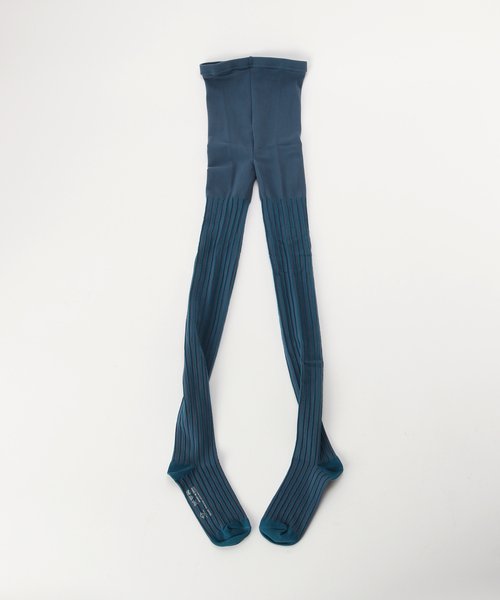 MARCOMONDE（マルコモンド）の「【MARCOMONDE/マルコモンド】リブカラータイツ（タイツ/ストッキング・レディース・グリーン/ボルドー/パープル・FREE）」の4枚目の写真