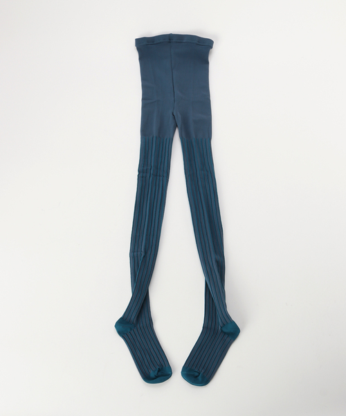 MARCOMONDE（マルコモンド）の「【MARCOMONDE/マルコモンド】リブカラータイツ（タイツ/ストッキング・レディース・グリーン/ボルドー/パープル・FREE）」の5枚目の写真