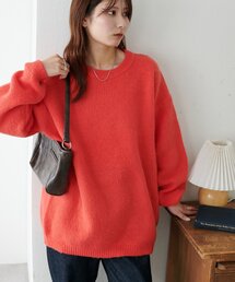 【WEB限定】起毛オーバーニット
