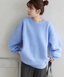 【WEB限定】起毛オーバーニット