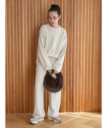 emmi（エミ）の「【セットアップ対応】ラムウールニットパンツ（その他パンツ）」