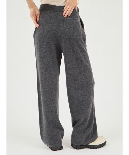 emmi(エミ)の「【セットアップ対応】ラムウールニットパンツ(その他パンツ・レディース・チャコールグレー/ライトベージュ/バーガンディー・0/1)」の5枚目の写真