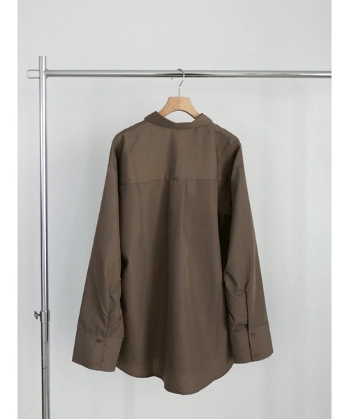 TRUNC(トランクエイティーエイト)の「2way Bustier Shirt(シャツ/ブラウス・レディース・ブラウン/ブルー・FREE)」の9枚目の写真