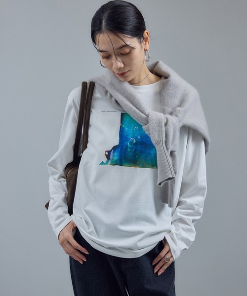 Annie Spratt by SALON フォトロングスリーブTシャツ Annie Spratt by SALON】フォトロングスリーブTシャツ（Tシャツ