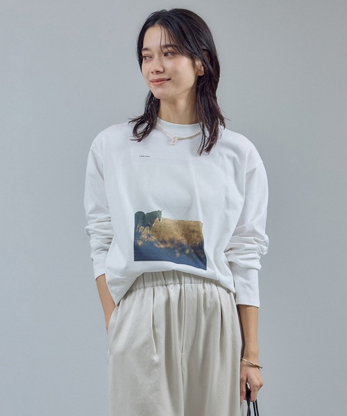 Annie Spratt by SALON フォトロングスリ ブTシャツ ポール