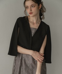 Dorry Doll | ケープスリーブジャケット(ノーカラージャケット)