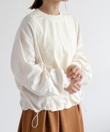 cepo | バックジップミリタリー切り替えプルオーバー(スウェット)