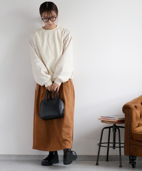 cepo（セポ）の「バックジップミリタリー切り替えプルオーバー（スウェット・レディース・オフホワイト/チャコール・M）」の21枚目の写真