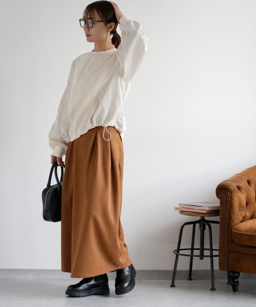 cepo（セポ）の「バックジップミリタリー切り替えプルオーバー（スウェット・レディース・オフホワイト/チャコール・M）」の22枚目の写真