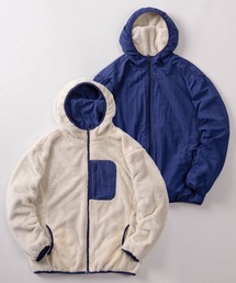 make a ray!（メイク ア レイ！）の「【81】ファーフリース × ナイロン リバーシブル フード ブルゾン（ブルゾン）」