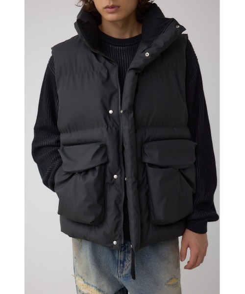 AZUL by moussy(アズールバイマウジー)の「ファティーグ中綿ベスト(ダウンベスト・メンズ・ブラウン/ブラック・LARGE/MEDIUM)」の3枚目の写真