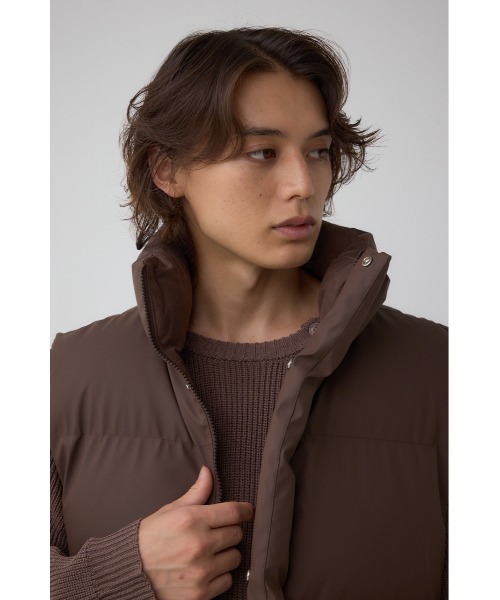 AZUL by moussy(アズールバイマウジー)の「ファティーグ中綿ベスト(ダウンベスト・メンズ・ブラウン/ブラック・LARGE/MEDIUM)」の19枚目の写真