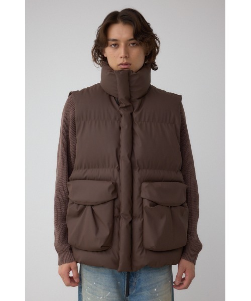 AZUL by moussy(アズールバイマウジー)の「ファティーグ中綿ベスト(ダウンベスト・メンズ・ブラウン/ブラック・LARGE/MEDIUM)」の21枚目の写真
