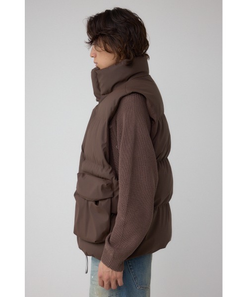 AZUL by moussy(アズールバイマウジー)の「ファティーグ中綿ベスト(ダウンベスト・メンズ・ブラウン/ブラック・LARGE/MEDIUM)」の22枚目の写真