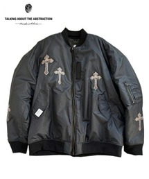 STYLISE（スタイライズ）の「【TALKING ABOUT THE ABSTRACTION】3D CROSS PW MA-1 / ブラック [2526AW-J-005]（ダウンジャケット/コート）」