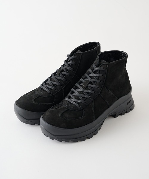 PADRONE(パドローネ)の「【PADRONE】別注HIGHCUT GERMAN TRAINER ハイカットジャーマントレーナー(ブーツ・メンズ・ブラック・40/41/42)」の2枚目の写真