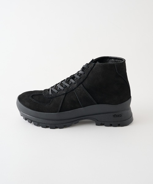 PADRONE(パドローネ)の「【PADRONE】別注HIGHCUT GERMAN TRAINER ハイカットジャーマントレーナー(ブーツ・メンズ・ブラック・40/41/42)」の3枚目の写真
