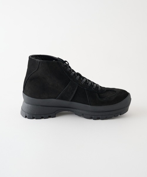 PADRONE(パドローネ)の「【PADRONE】別注HIGHCUT GERMAN TRAINER ハイカットジャーマントレーナー(ブーツ・メンズ・ブラック・40/41/42)」の4枚目の写真