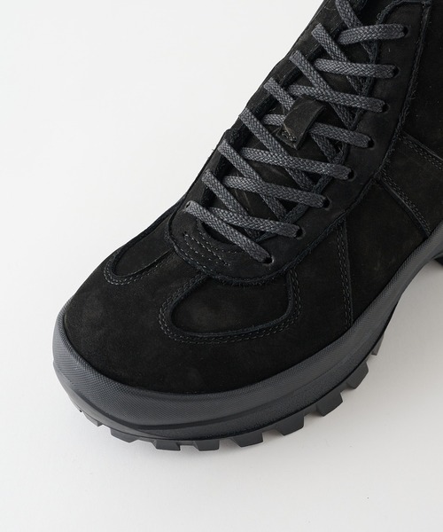 PADRONE(パドローネ)の「【PADRONE】別注HIGHCUT GERMAN TRAINER ハイカットジャーマントレーナー(ブーツ・メンズ・ブラック・40/41/42)」の7枚目の写真