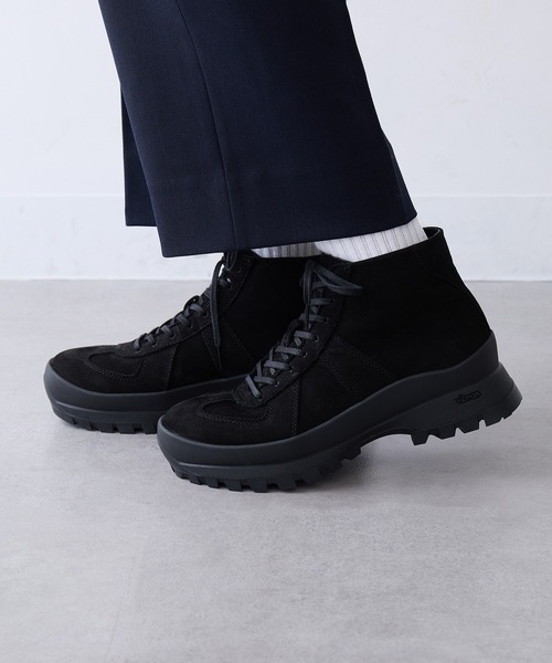 PADRONE(パドローネ)の「【PADRONE】別注HIGHCUT GERMAN TRAINER ハイカットジャーマントレーナー(ブーツ・メンズ・ブラック・40/41/42)」の11枚目の写真