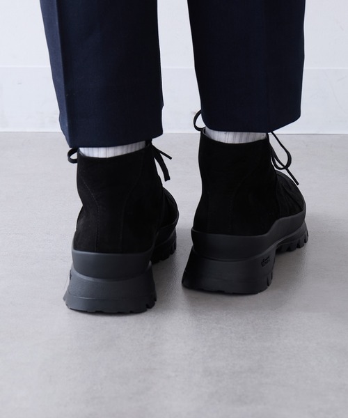 PADRONE(パドローネ)の「【PADRONE】別注HIGHCUT GERMAN TRAINER ハイカットジャーマントレーナー(ブーツ・メンズ・ブラック・40/41/42)」の12枚目の写真