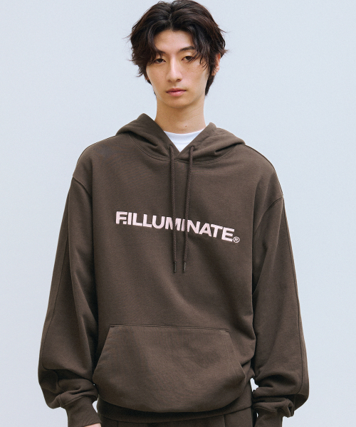 F.ILLUMINATE(フィルミネイト)の「シグニチャーアセンティックロゴフードパーカー-ブラウン(パーカー・レディース・その他・MEDIUM/LARGE/SMALL)」の3枚目の写真