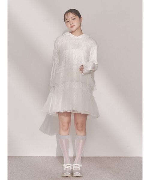 merry jenny（メリージェニー）の「satin ribbon stitch sneaker（スニーカー・レディース・ライトブルー/アイボリー・LARGE/MEDIUM）」の10枚目の写真