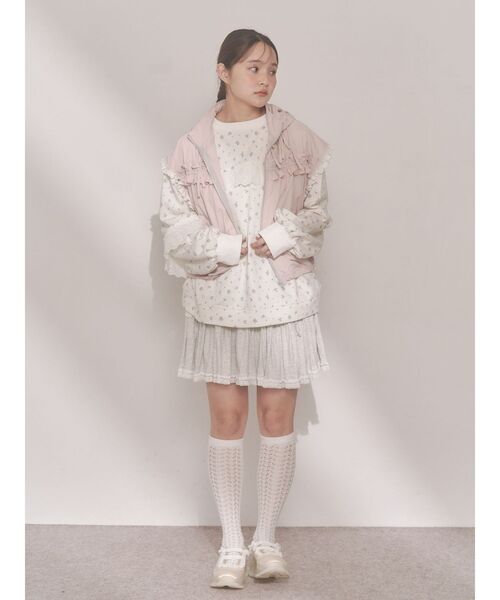 merry jenny（メリージェニー）の「satin ribbon stitch sneaker（スニーカー・レディース・ライトブルー/アイボリー・LARGE/MEDIUM）」の15枚目の写真