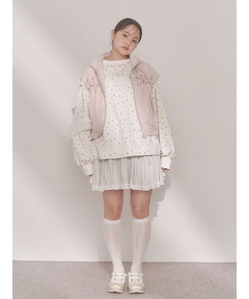 merry jenny（メリージェニー）の「satin ribbon stitch sneaker（スニーカー・レディース・ライトブルー/アイボリー・LARGE/MEDIUM）」の16枚目の写真