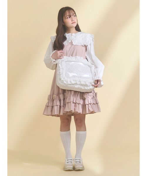 merry jenny（メリージェニー）の「satin ribbon stitch sneaker（スニーカー・レディース・ライトブルー/アイボリー・LARGE/MEDIUM）」の21枚目の写真