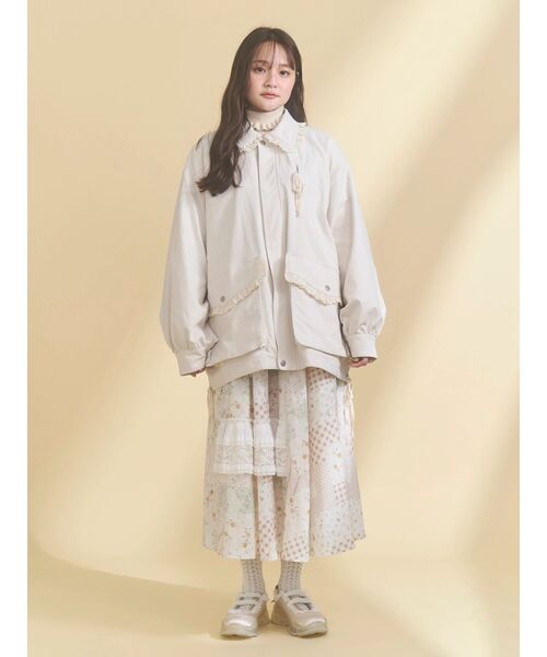 merry jenny（メリージェニー）の「satin ribbon stitch sneaker（スニーカー・レディース・ライトブルー/アイボリー・LARGE/MEDIUM）」の8枚目の写真