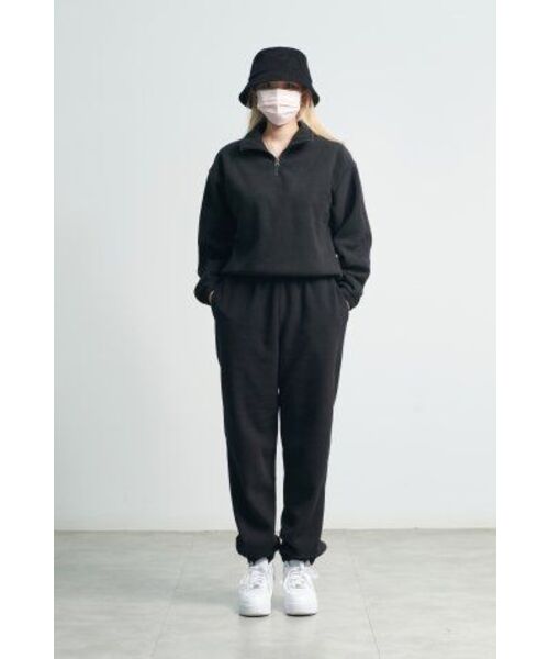 MUSINSA STANDARD WOMAN（ムシンサスタンダードウーマン）の「レディースポーラフリーススウェットパンツ[ブラック]（スウェットパンツ・レディース・その他・SMALL/MEDIUM/LARGE/X-SMALL）」の8枚目の写真