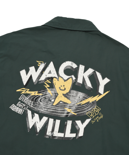 Wacky WiLLy(ワッキーウィリー)の「ビッググラフィックコーチジャケットグリーン(ナイロンジャケット・レディース・その他・MEDIUM/LARGE/X-LARGE/SMALL)」の10枚目の写真