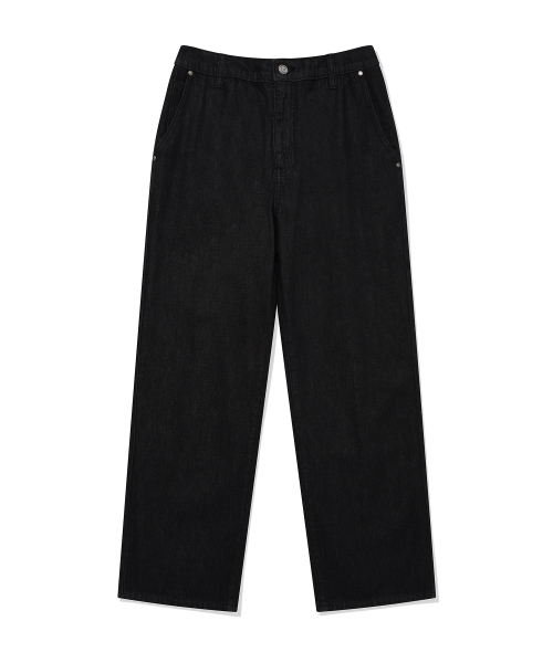 Wacky WiLLy（ワッキーウィリー）の「ストレートデニムパンツブラック（デニムパンツ・レディース・その他・X-LARGE/SMALL/MEDIUM/LARGE）」の2枚目の写真