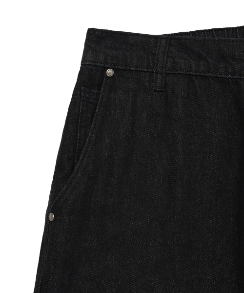 Wacky WiLLy（ワッキーウィリー）の「ストレートデニムパンツブラック（デニムパンツ・レディース・その他・X-LARGE/SMALL/MEDIUM/LARGE）」の5枚目の写真