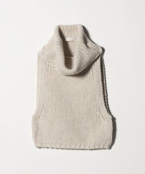 Steven Alan（スティーブンアラン）の「＜AMOMENTO＞H/KN VEST/ベスト（ニット/セーター・レディース・オフホワイト/グレー系・0）」の2枚目の写真