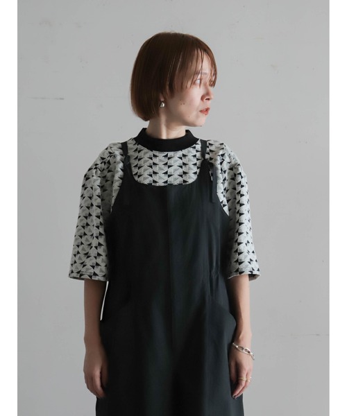 FIL DE FER(フィルデフェール)の「バイオダンプ サロペットパンツ(サロペット/オーバーオール・レディース・チャコールグレー/ブラック・FREE)」の10枚目の写真