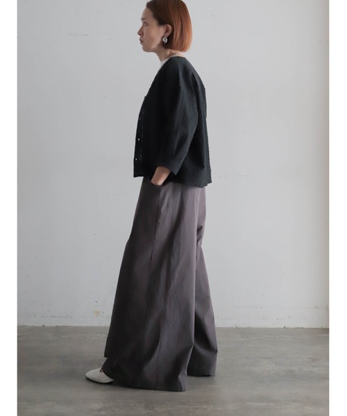 FIL DE FER(フィルデフェール)の「バイオダンプ サロペットパンツ(サロペット/オーバーオール・レディース・チャコールグレー/ブラック・FREE)」の15枚目の写真
