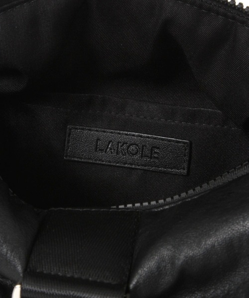 LAKOLE（ラコレ）の「スクエアバックルコンビショルダーバッグ / 613876（ショルダーバッグ・メンズ・グレー/ブラック・FREE）」の12枚目の写真