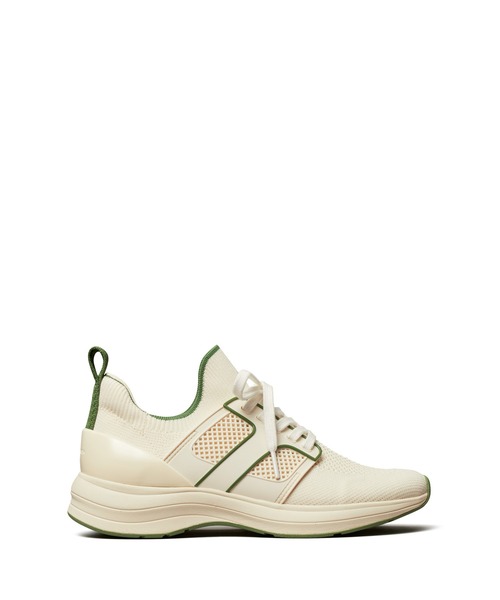 TORY BURCH(トリーバーチ)の「T ソック ランナー(スニーカー・レディース・ホワイト・22cm/23cm)」の2枚目の写真