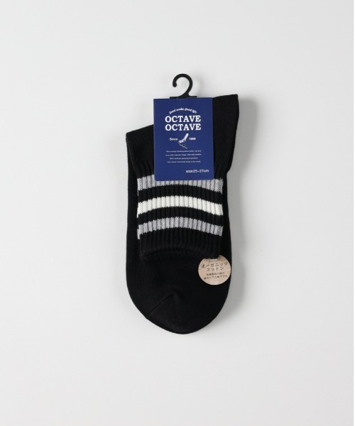 Right-on（ライトオン）の「クウォーターラインソックス (足元アクセント/快適フィット/スポーツ対応/カラバリ豊富)（ソックス/靴下・メンズ・ダークグレー/グレー/ネイビー/ベージュ/ブラック・フリー）」の2枚目の写真