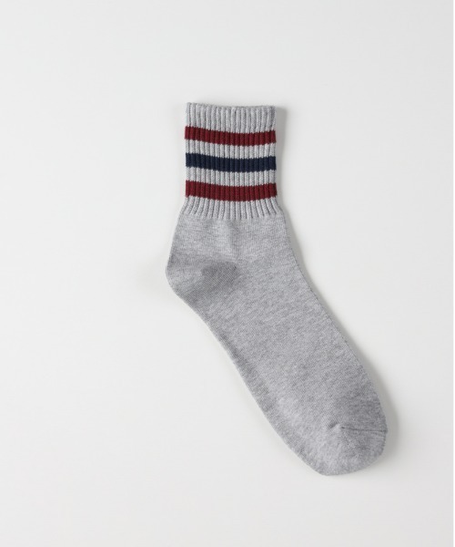 Right-on（ライトオン）の「クウォーターラインソックス (足元アクセント/快適フィット/スポーツ対応/カラバリ豊富)（ソックス/靴下・メンズ・ダークグレー/グレー/ネイビー/ベージュ/ブラック・フリー）」の14枚目の写真