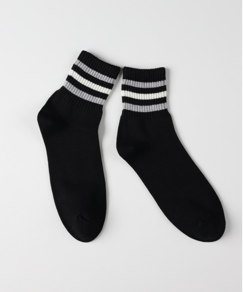 Right-on（ライトオン）の「クウォーターラインソックス (足元アクセント/快適フィット/スポーツ対応/カラバリ豊富)（ソックス/靴下・メンズ・ダークグレー/グレー/ネイビー/ベージュ/ブラック・フリー）」の6枚目の写真