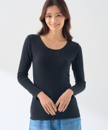 tutuanna（チュチュアンナ）の「[まるで毛布！のような暖かさ・厚手]綿100%丸首長袖（インナーウェア/肌着）」