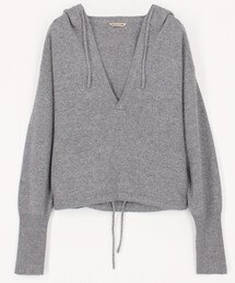 Knit Hood Tops/ニット フードトップス/フーディー<セットアップ対応>