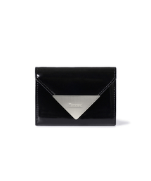 CRINKLE TRIANGLE DOCO WALLET - ESPRESSO（財布）｜FENNEC