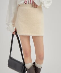 mystic（ミスティック）の「シャギーミニスカート（スカート・レディース）」